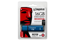 Load image into Gallery viewer, Kingston Data Traveler Vault Privacy USB 3.0 Flash drive - (BLUE)