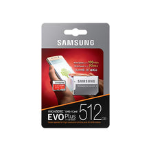 Load image into Gallery viewer, Samsung Memory MB-MC512GAEU 512 GB EVO Plus Micro SD Card with Adapter - (RED)