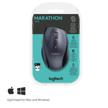 Load image into Gallery viewer, Logitech Marathon M705 Wireless Laptop Computer Mouse - (BLACK)