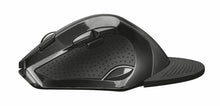 Load image into Gallery viewer, Trust 21722 Vergo Wireless Ergonomic Mouse for PC and Laptop, 2400 DPI with 9 Buttons - (BLACK)