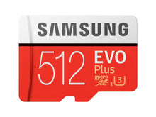 Load image into Gallery viewer, Samsung Memory MB-MC512GAEU 512 GB EVO Plus Micro SD Card with Adapter - (RED)