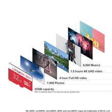 Load image into Gallery viewer, LONDISK Memory Card 32GB micro sd card With Micro SD Adpater - (RED)