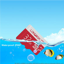 Load image into Gallery viewer, LONDISK Memory Card 32GB micro sd card With Micro SD Adpater - (RED)