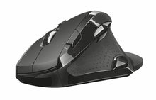 Load image into Gallery viewer, Trust 21722 Vergo Wireless Ergonomic Mouse for PC and Laptop, 2400 DPI with 9 Buttons - (BLACK)