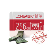 Load image into Gallery viewer, LONDISK 256GB Micro SD Card Class10 U3 4K Memory Card - (RED)