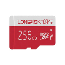 Load image into Gallery viewer, LONDISK 256GB Micro SD Card Class10 U3 4K Memory Card - (RED)