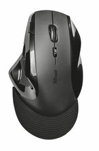 Load image into Gallery viewer, Trust 21722 Vergo Wireless Ergonomic Mouse for PC and Laptop, 2400 DPI with 9 Buttons - (BLACK)