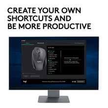 Load image into Gallery viewer, Logitech Marathon M705 Wireless Laptop Computer Mouse - (BLACK)