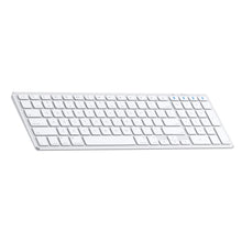 Load image into Gallery viewer, Satechi Aluminum Slim Wireless Keyboard with Numeric Keypad &amp; 4-Device Sync - (SILVER)