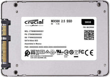Load image into Gallery viewer, Crucial MX500 CT500MX500SSD1(Z) 500 GB (3D NAND, SATA, 2.5 Inch, Internal SSD) - (BLACK)