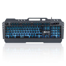 Load image into Gallery viewer, KLIMTM Lightning - New - QWERTY Hybrid Gaming Keyboard Gamer - (BLACK)