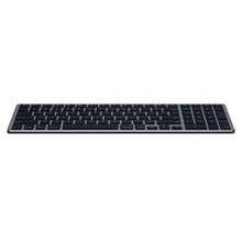 Load image into Gallery viewer, Satechi Aluminum Slim Wireless Keyboard with Numeric Keypad &amp; 4-Device Sync - (SPACE GRAY)