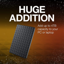Load image into Gallery viewer, Seagate STEA1000400 1 TB Expansion USB 3.0 Portable 2.5 Inch External Hard Drive (BLACK)