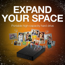 Load image into Gallery viewer, Seagate STEA4000400 4 TB Expansion USB 3.0 Portable 2.5 Inch External Hard Drive - (BLACK)