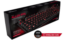 Load image into Gallery viewer, HyperX HX-KB1BR1-NA/A2 Alloy FPS Mechanical USB Keyboard QWERTY US English Keyboard - (BLACK)