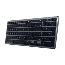 Load image into Gallery viewer, Satechi Aluminum Slim Wireless Keyboard with Numeric Keypad &amp; 4-Device Sync - (SPACE GRAY)