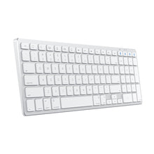 Load image into Gallery viewer, Satechi Aluminum Slim Wireless Keyboard with Numeric Keypad &amp; 4-Device Sync - (SILVER)