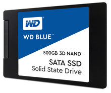 Load image into Gallery viewer, Western Digital WDS500G2B0A WD Blue 3D NAND Internal SSD 2.5 Inch SATA, 500 GB - (BLUE)