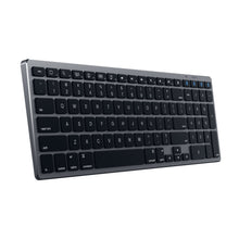 Load image into Gallery viewer, Satechi Aluminum Slim Wireless Keyboard with Numeric Keypad &amp; 4-Device Sync - (SPACE GRAY)
